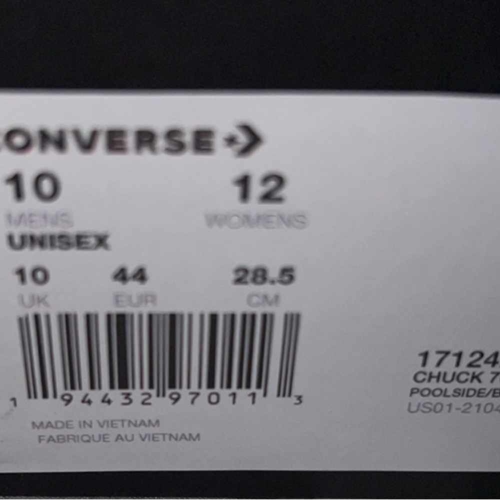 NIB CONVERSE X CHINATOWN MARKET COLAB LAKERS CHUCKS - Picture 7 of 7
